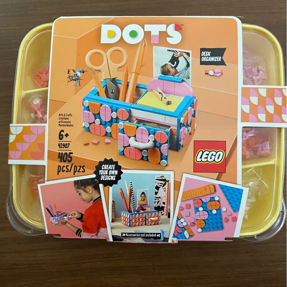 Lego DOTS desk organizer